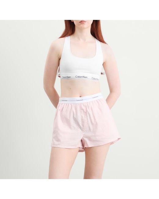 Calvin Klein White Icon Unlined Bralette