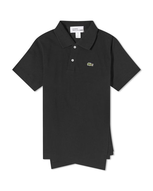 Comme des Garçons Black X Lacoste Asymmetric Polo Shirt for men