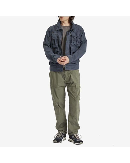 C.P. Company Multi Pocket Shirt Jacket in Blue for Men | Lyst