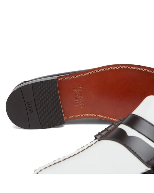 G.H.BASS Black Larson Penny Loafer for men