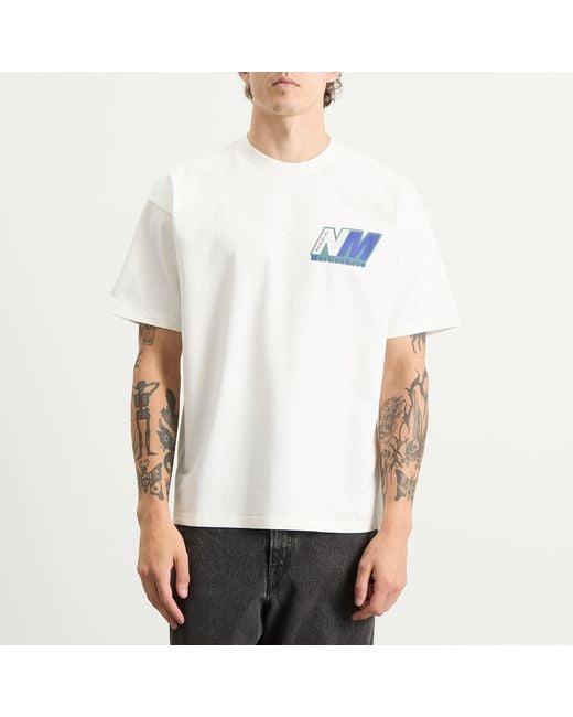 Napapijri White X Martine Rose Logo T-Shirt for men