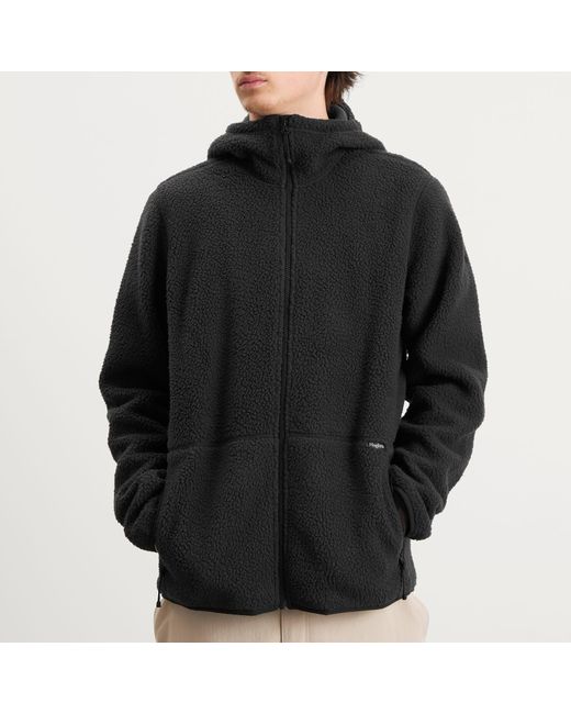 Haglöfs Black Funäs Pile Fleece Hooded Jacket for men