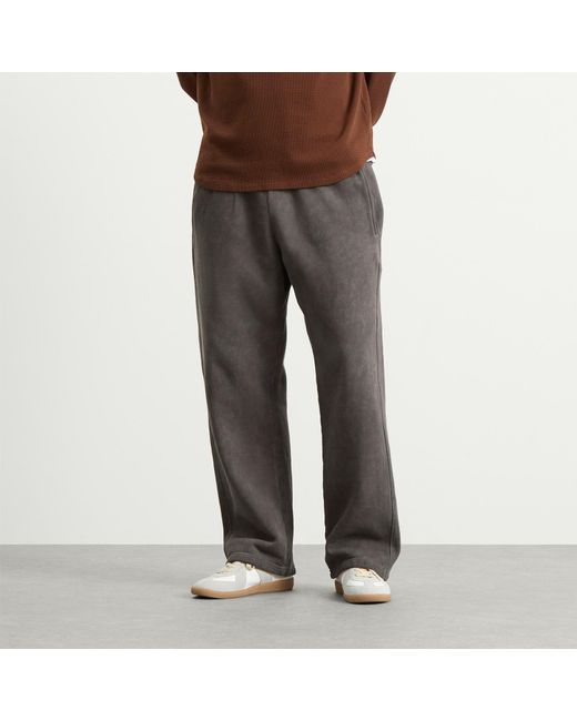 Les Tien Gray Heavyweight Oil Washed Classic Pant for men
