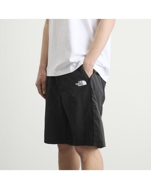 The North Face Black Nse Belted Shorts for men
