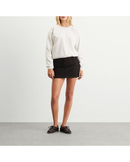 NOTHING WRITTEN White Cotton Crewneck Sweatshirt