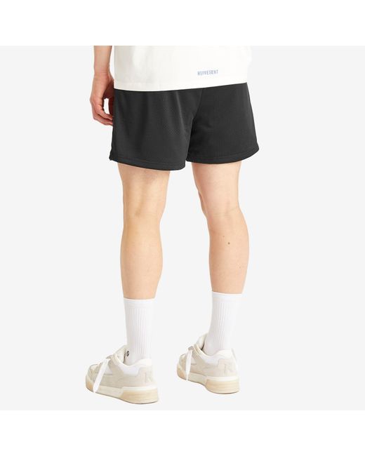 Represent Black Mesh Short for men