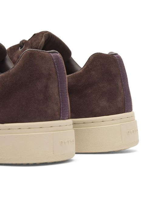 Eytys Brown Doja Suede Sneakers for men