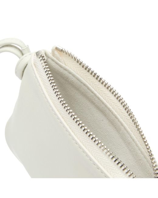 NOTHING WRITTEN White Mini Round Coin Purse