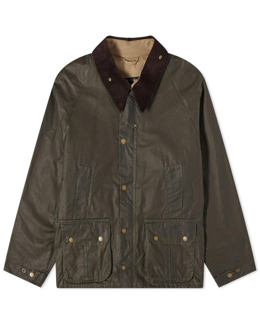 Barbour Green Heritage + Wax Deck Jacket for men