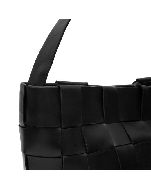 St. Agni Black Woven Mini Tote