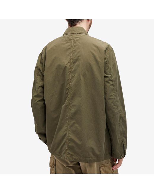 C P Company Green Flatt Nylon Chore Jacket for men
