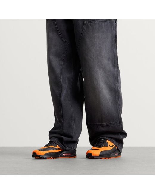 Nike Orange Air Max 90 Sneaker for men