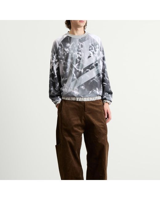 Umbro Gray Reversible Crew Top for men