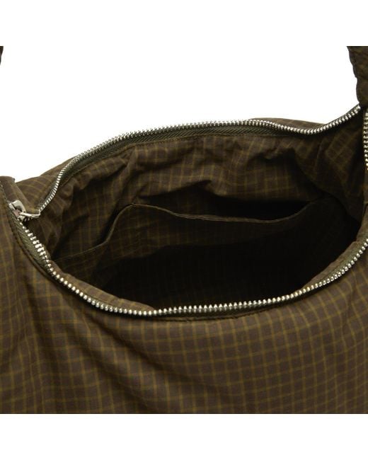 My Mum Made It Green Large Pleat Puffer Tote Bag