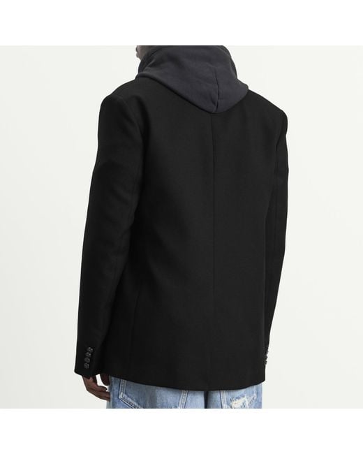 Balenciaga Black Wool Gabardine Blazer for men