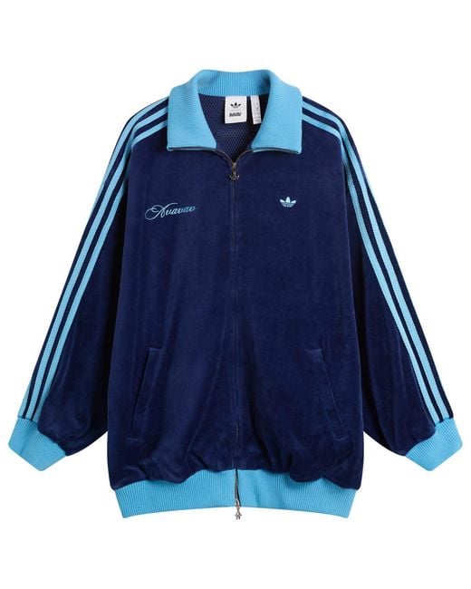 Adidas Blue By Avavav Velvet Track Top