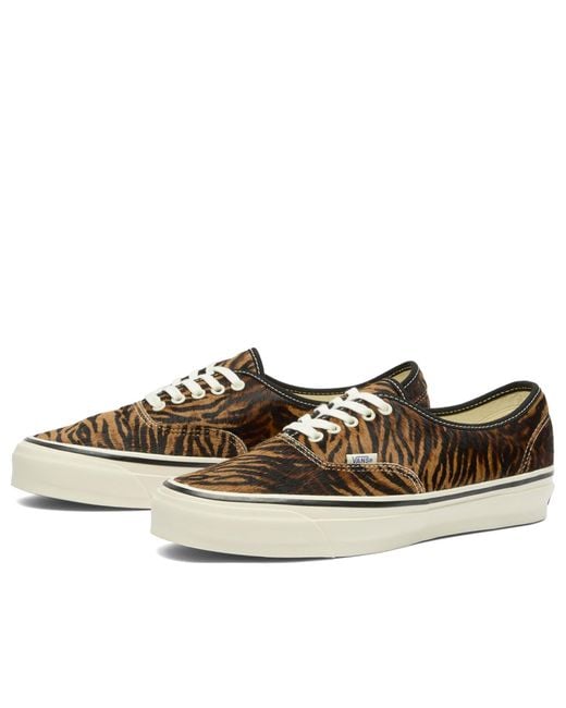 Vans Brown Lx Authentic 44 Pony Hair Sneaker