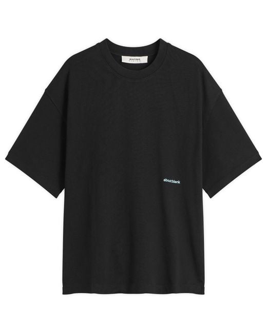 About Blank Black Vercetti T-Shirt for men