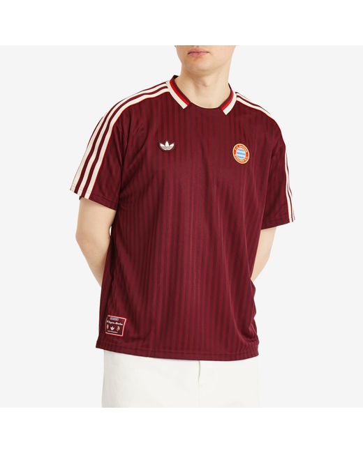 Adidas Red Fc Bayern Icon Jersey for men