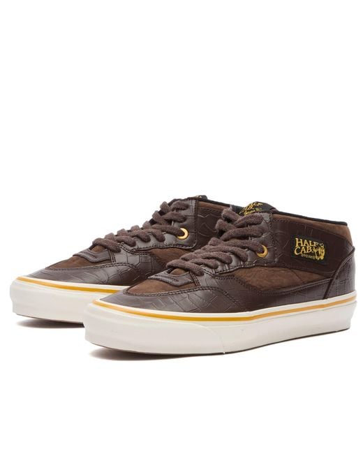 Vans Brown Otw 33 Half Cab Sneaker