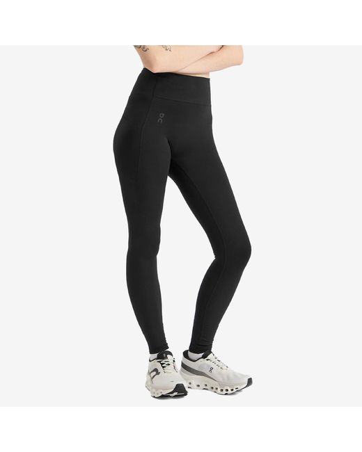 On Shoes Black Studio Leggings