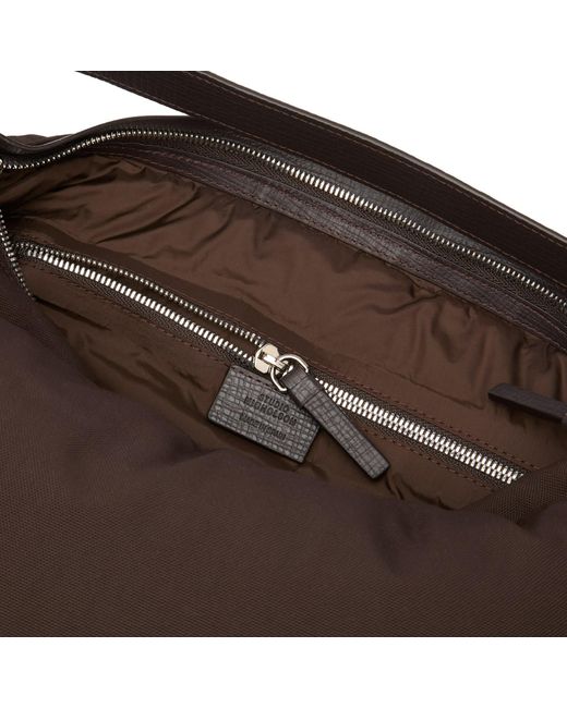 Studio Nicholson Brown Transit Nylon Shoulder Bag