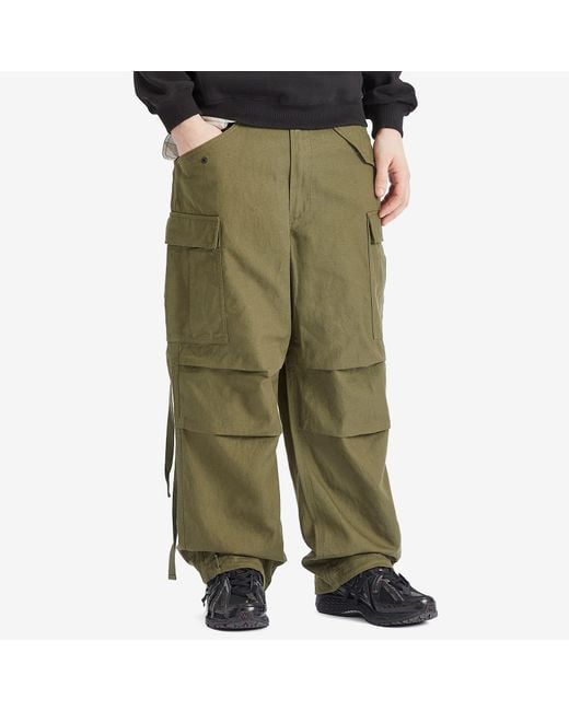 Maharishi Green Hemp M65 Loose Snopants for men