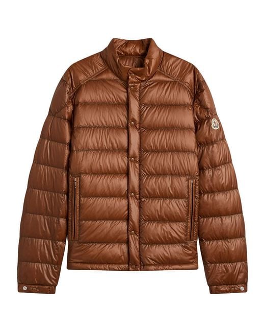 Moncler Brown Selves Nylon Jacket for men