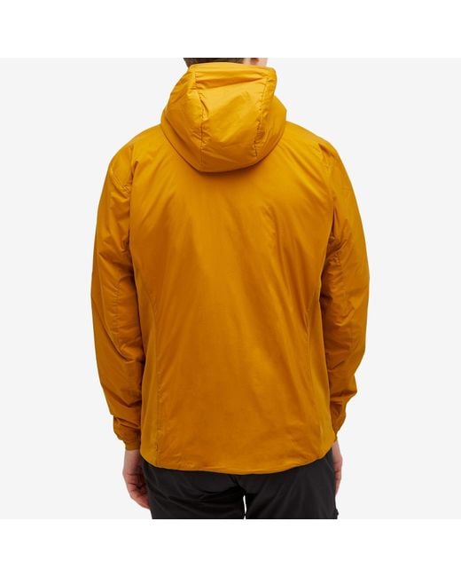 Arc'teryx Yellow Atom Hooded Jacket for men