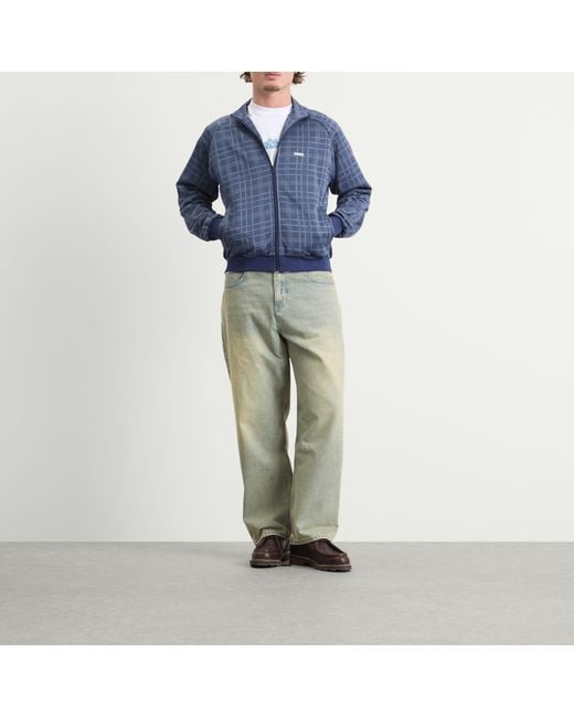 Butter Goods Blue Tricot Track Jacket for men