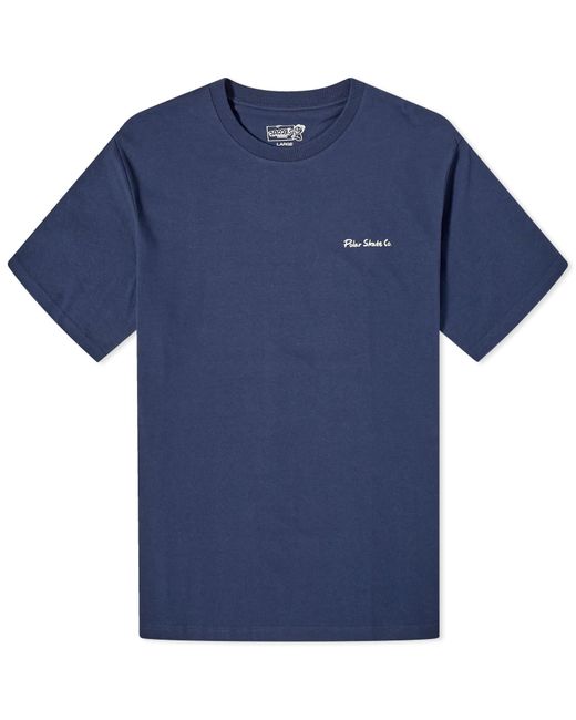 POLAR SKATE Blue Faces T-Shirt for men