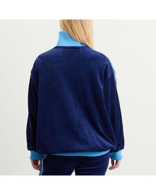Adidas Blue By Avavav Velvet Track Top
