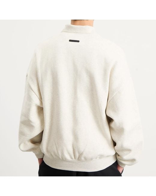 Fear Of God White Signature 90S Polo Sweatshirt for men