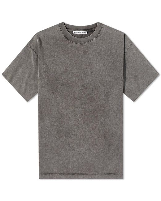 Acne Gray Extorr Vintage T-shirt for men
