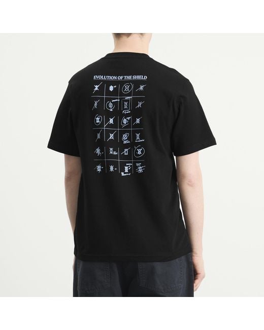 Daily Paper Black Shield Evolution T-Shirt for men