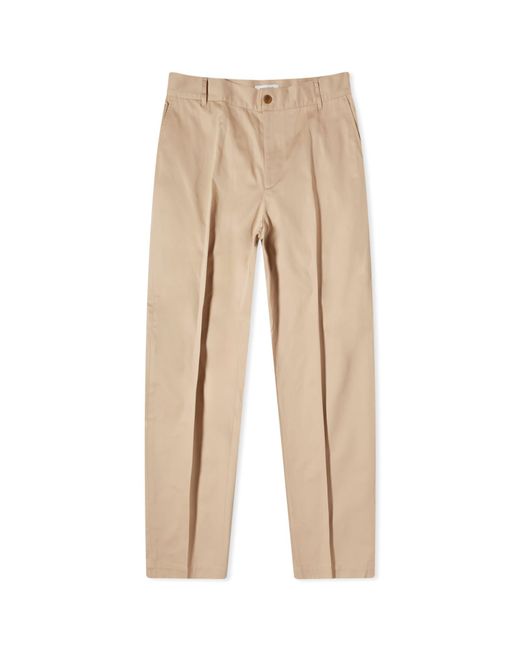 Maison Kitsuné Natural Handwriting Straight Fit Chinos for men