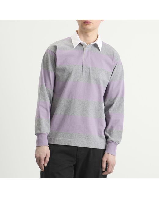 Gramicci Purple Langdon Rugby Shirt for men