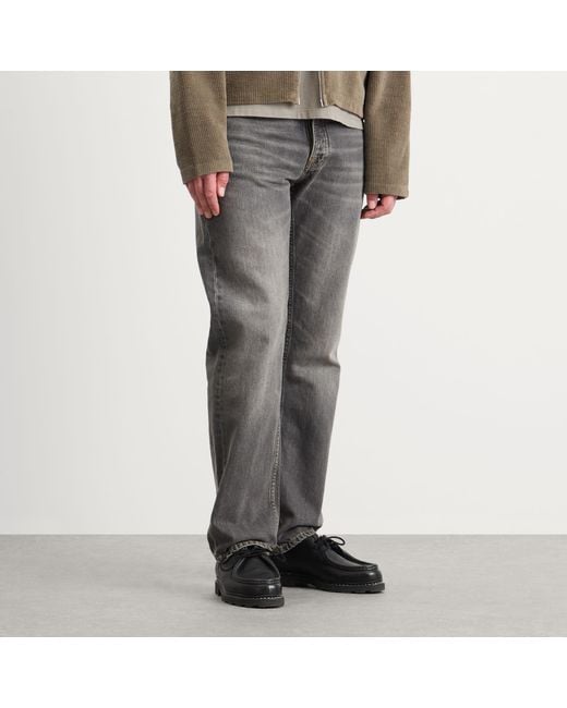 Nudie Jeans Gray Rad Rufus Straight Leg Jeans for men