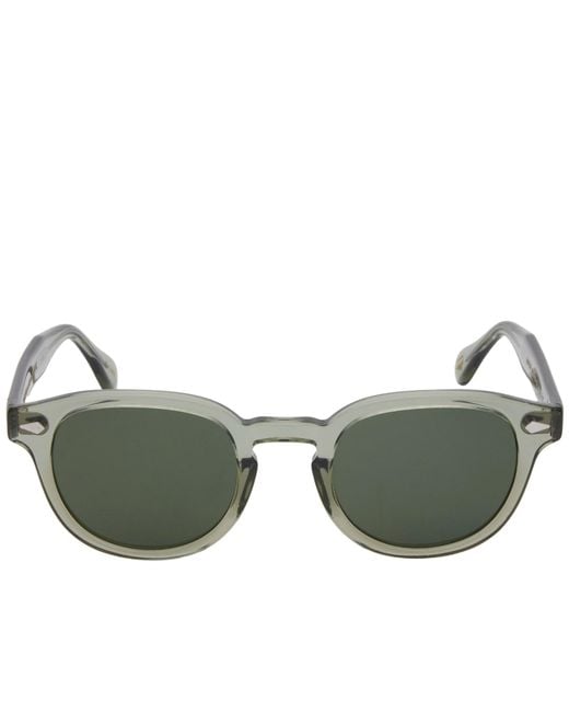 Moscot Gray Lemtosh Sunglasses Sage/G-15