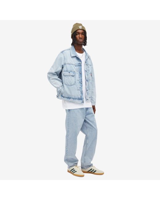 E by END. Blue Levis Type Ii Trucker Jacket