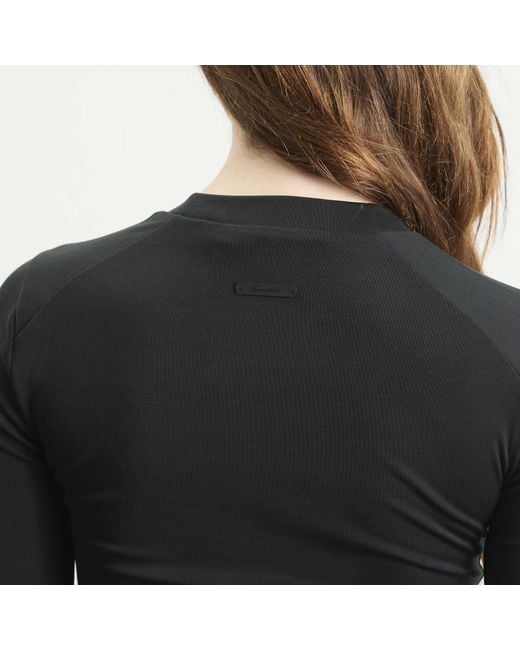Fear Of God Black Fitted Long Sleeve Dress