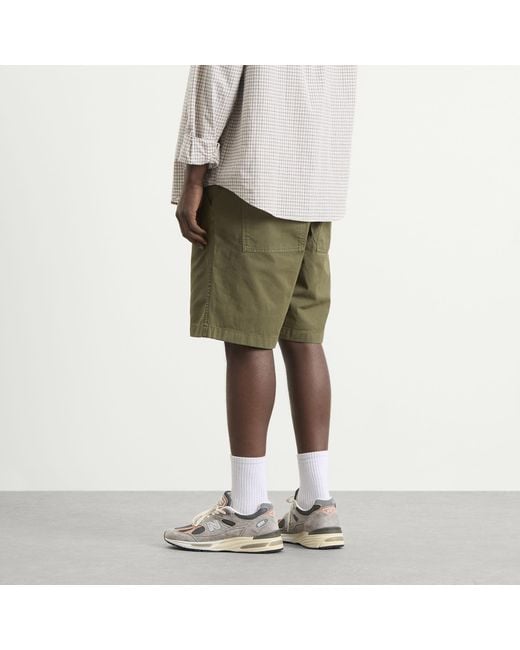 Norse Projects Green Kvitfell Relaxed Twill Shorts for men