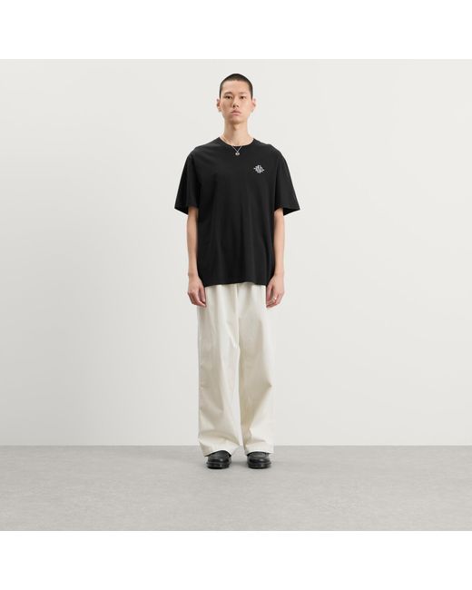 END. Black Monogram T-Shirt