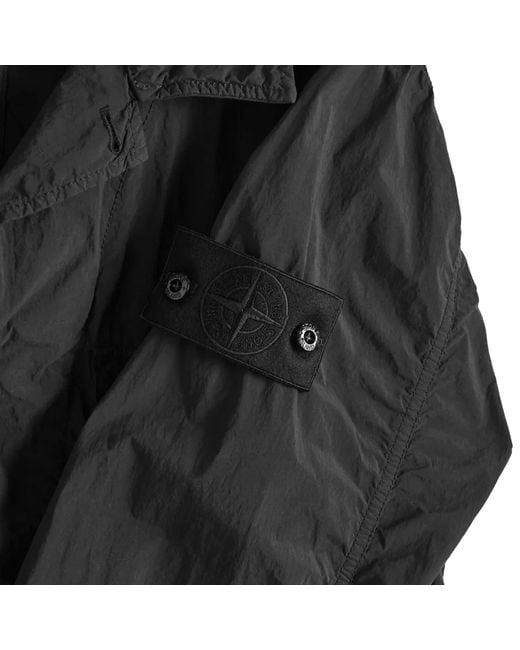 Stone Island Black Ghost Piece Nylon Smerigliato Field Jacket for men