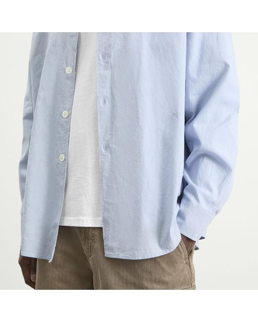 Our Legacy Blue Poplin Beyond Shirt for men
