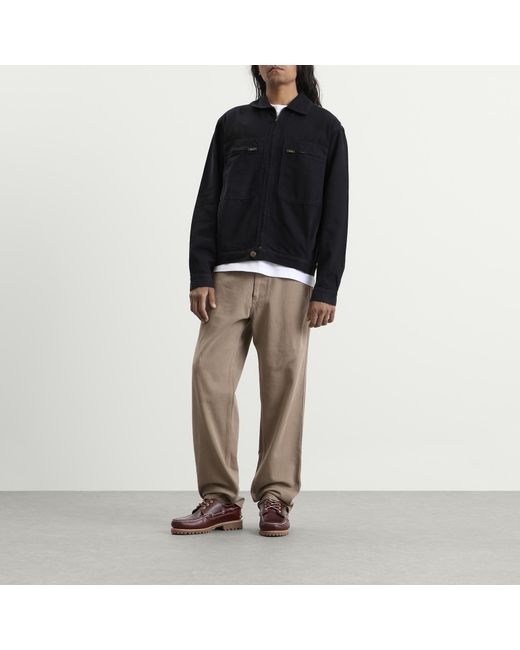 Palmes Black Worker Jacket for men