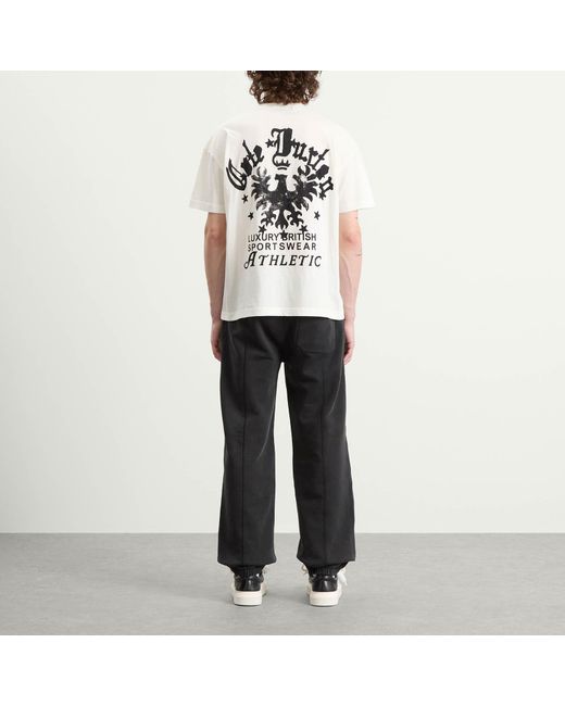 Cole Buxton White Vulture Emblem T-Shirt for men