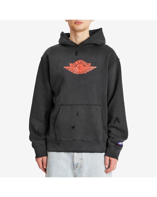 Nike Black Rare Air Pullover Fleece Hoodie for men