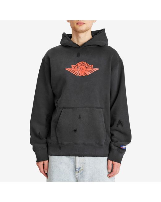 Nike Black Rare Air Pullover Fleece Hoodie for men