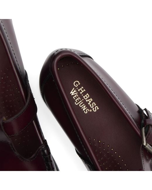 G.H.BASS Brown Mary Jane Loafers